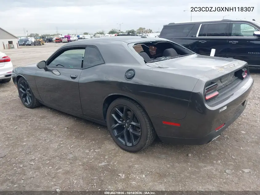 2022 DODGE CHALLENGER VIN 2C3CDZJGXNH118307 — фото 3