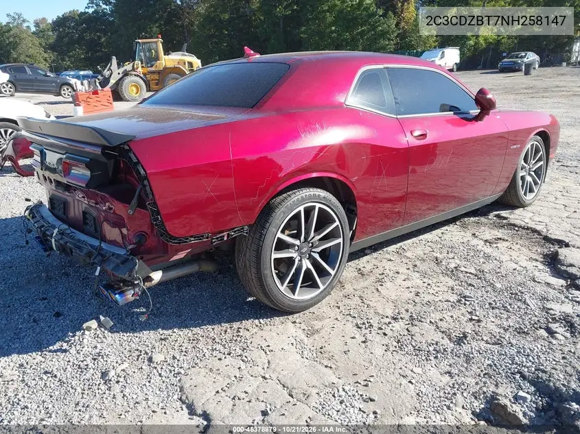 2022 DODGE CHALLENGER VIN 2C3CDZBT7NH258147 — фото 4