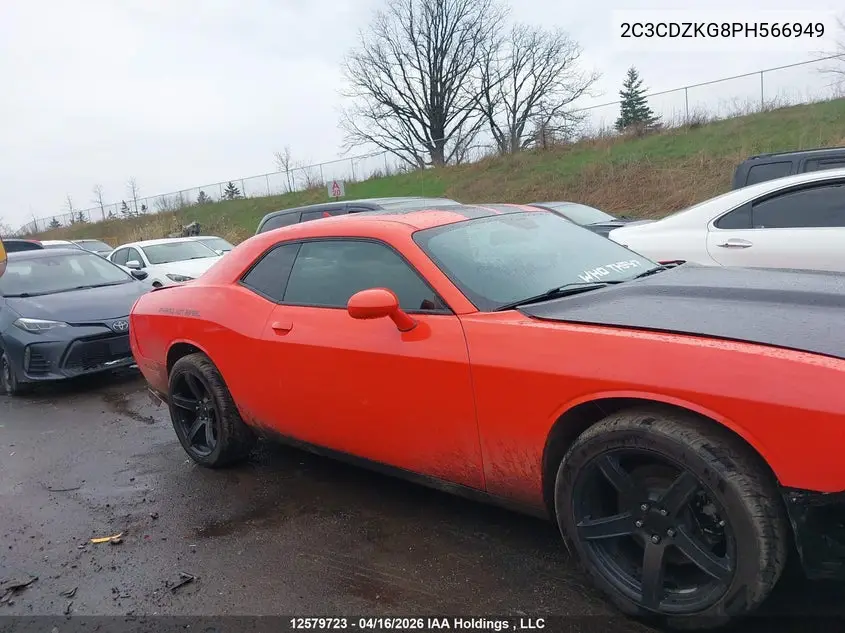 2023 DODGE CHALLENGER VIN 2C3CDZKG8PH566949 — фото 14