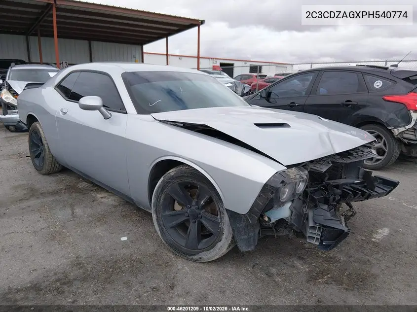 DODGE CHALLENGER 2023, VIN 2C3CDZAGXPH540774