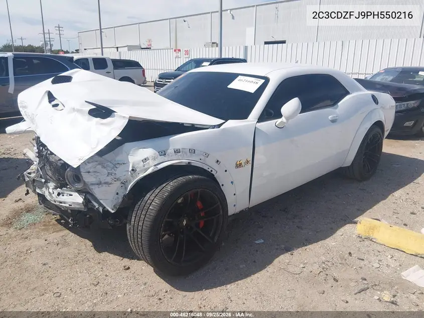 2023 DODGE CHALLENGER VIN 2C3CDZFJ9PH550216 — фото 2