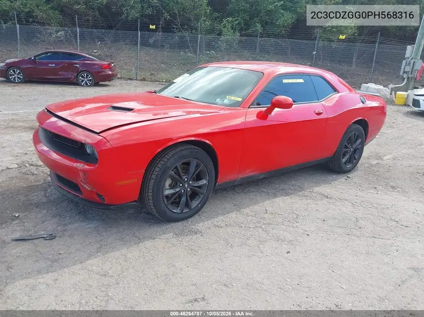 2023 DODGE CHALLENGER VIN 2C3CDZGG0PH568316 — фото 2