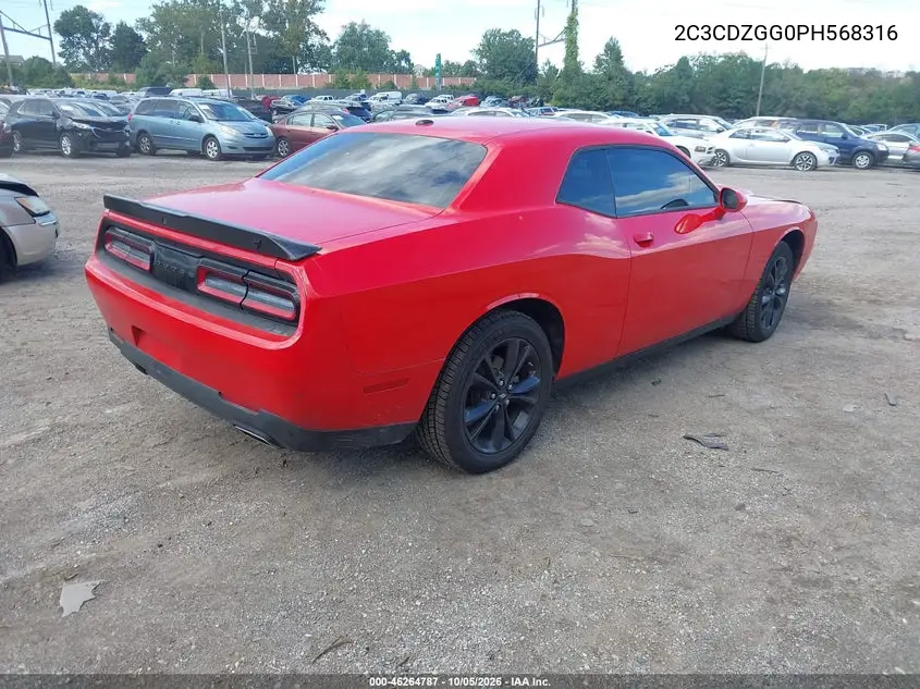 2023 DODGE CHALLENGER VIN 2C3CDZGG0PH568316 — фото 4