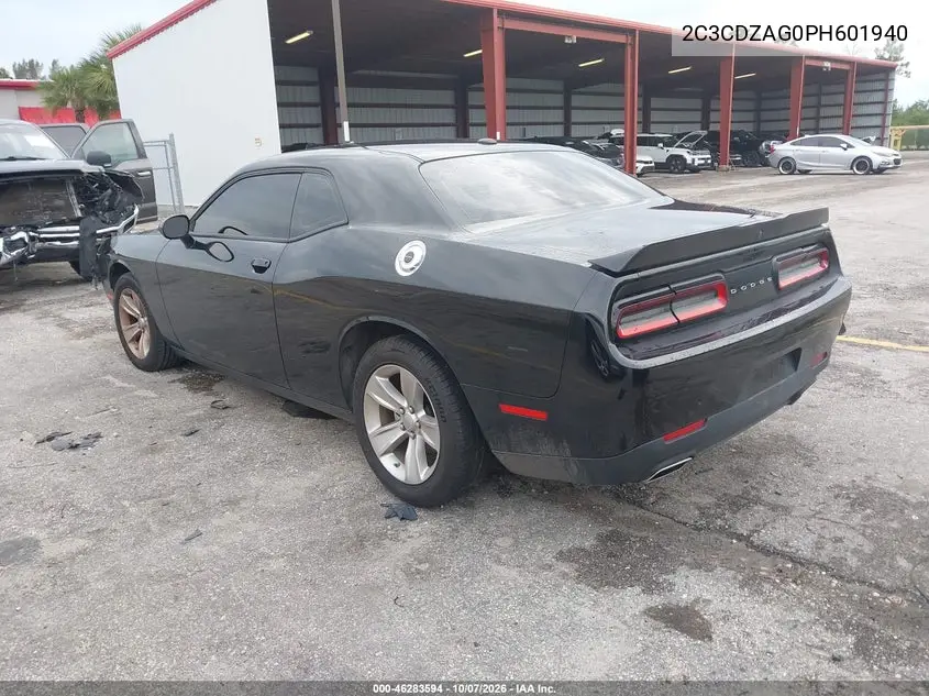 2023 DODGE CHALLENGER VIN 2C3CDZAG0PH601940 — фото 3