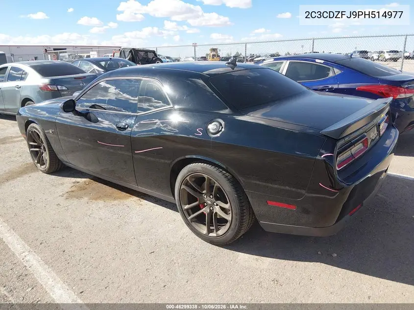 2023 DODGE CHALLENGER VIN 2C3CDZFJ9PH514977 — фото 3