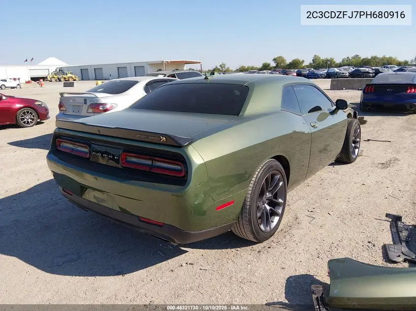 2023 DODGE CHALLENGER VIN 2C3CDZFJ7PH680916 — фото 4