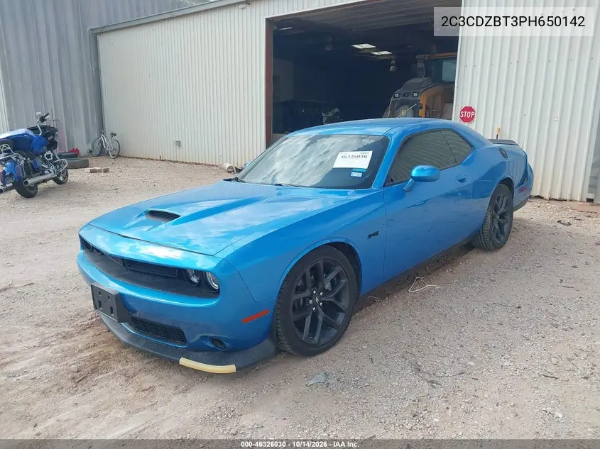 2023 DODGE CHALLENGER VIN 2C3CDZBT3PH650142 — фото 2