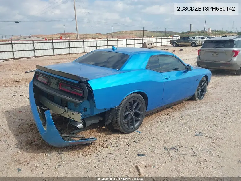 2023 DODGE CHALLENGER VIN 2C3CDZBT3PH650142 — фото 4