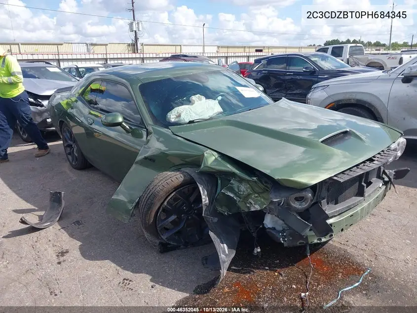 DODGE CHALLENGER 2023, VIN 2C3CDZBT0PH684345
