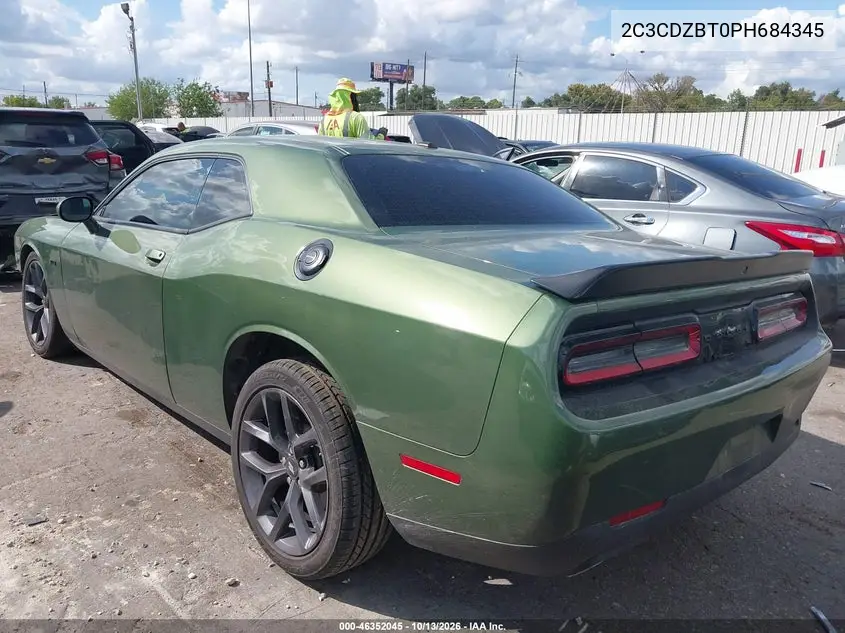 2023 DODGE CHALLENGER VIN 2C3CDZBT0PH684345 — фото 3