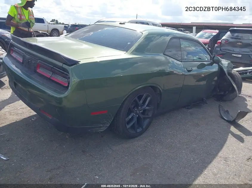 2023 DODGE CHALLENGER VIN 2C3CDZBT0PH684345 — фото 4