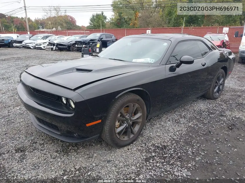 2023 DODGE CHALLENGER VIN 2C3CDZGG3PH696971 — фото 2