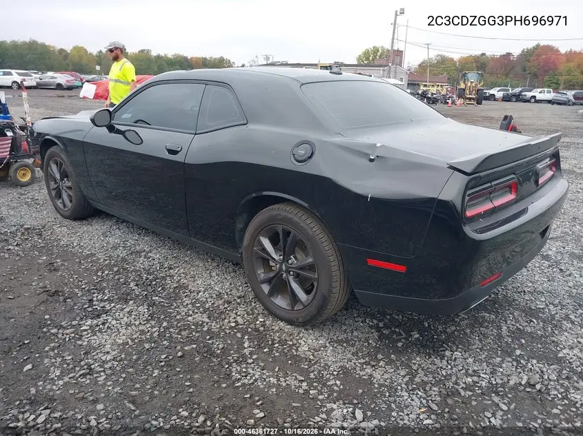 2023 DODGE CHALLENGER VIN 2C3CDZGG3PH696971 — фото 3