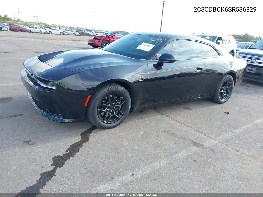 2025 DODGE CHARGER DAYTONA VIN 2C3CDBCK6SR536829 — фото 2