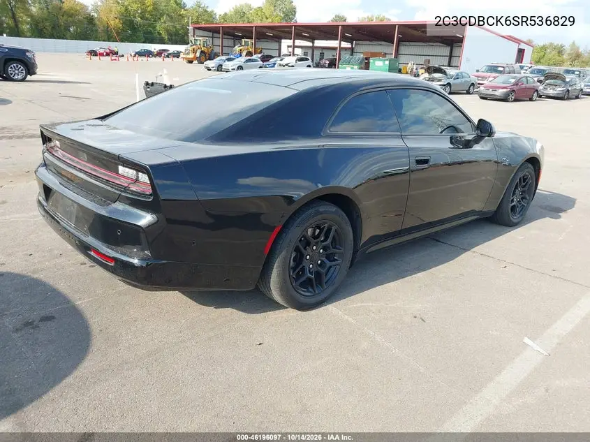 2025 DODGE CHARGER DAYTONA VIN 2C3CDBCK6SR536829 — фото 4