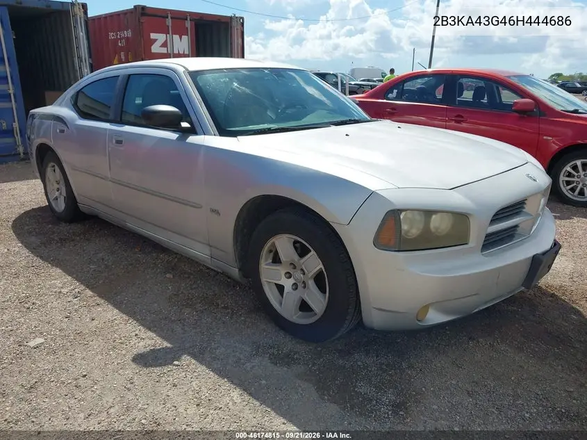 DODGE CHARGER 2006, VIN 2B3KA43G46H444686