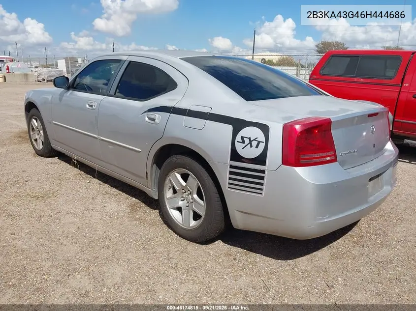 2006 DODGE CHARGER VIN 2B3KA43G46H444686 — фото 3