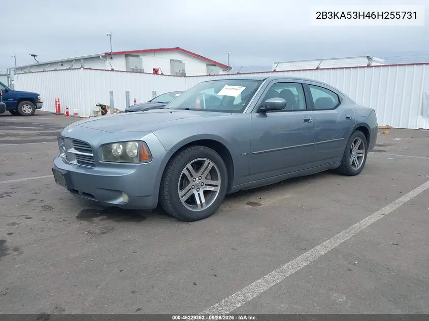2006 DODGE CHARGER VIN 2B3KA53H46H255731 — фото 2