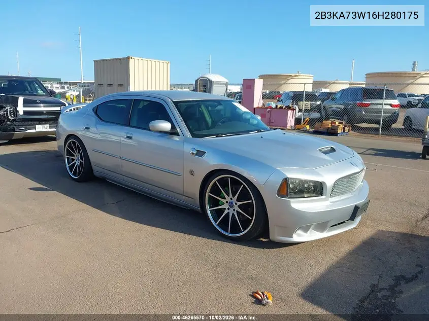 DODGE CHARGER 2006, VIN 2B3KA73W16H280175