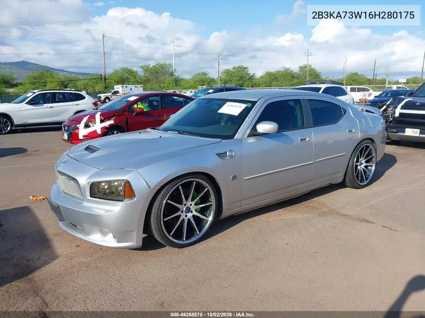2006 DODGE CHARGER VIN 2B3KA73W16H280175 — фото 2
