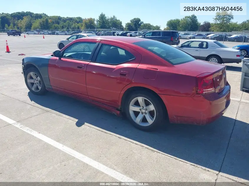 2007 DODGE CHARGER VIN 2B3KA43G87H604456 — фото 3