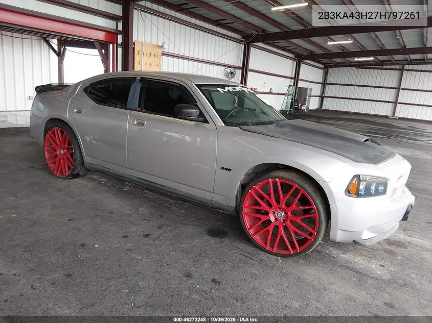 DODGE CHARGER 2007, VIN 2B3KA43H27H797261