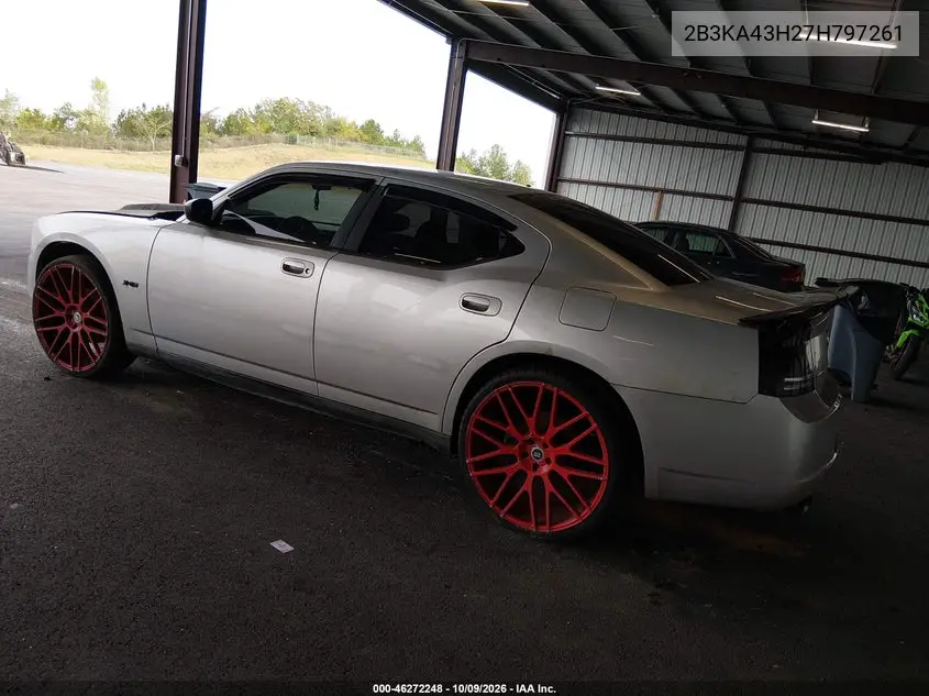 2007 DODGE CHARGER VIN 2B3KA43H27H797261 — фото 3