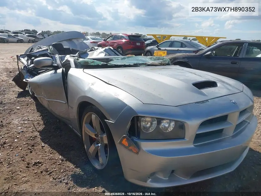 DODGE CHARGER 2007, VIN 2B3KA73WX7H890352