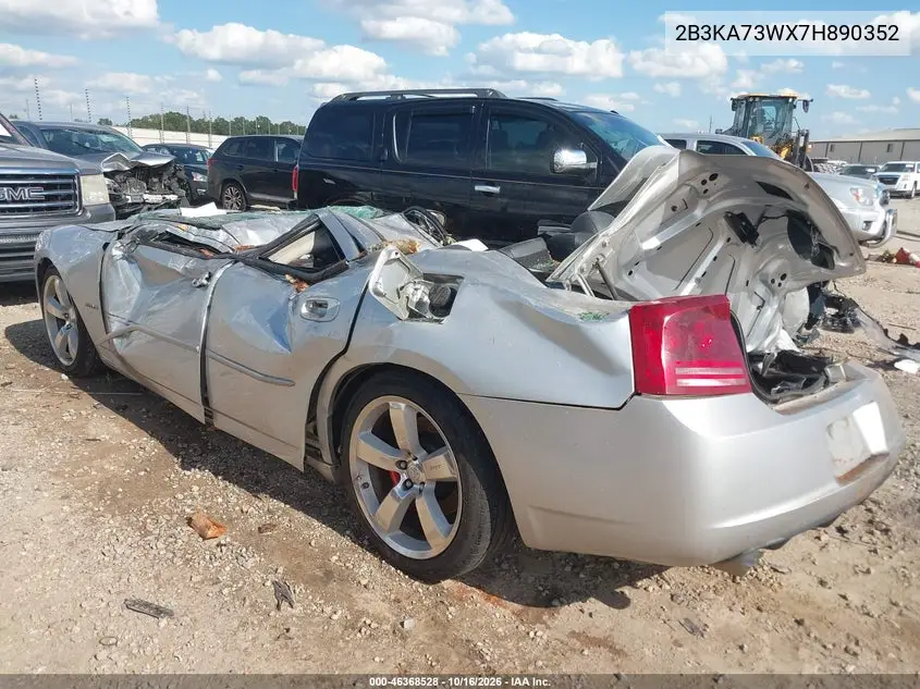 2007 DODGE CHARGER VIN 2B3KA73WX7H890352 — фото 3