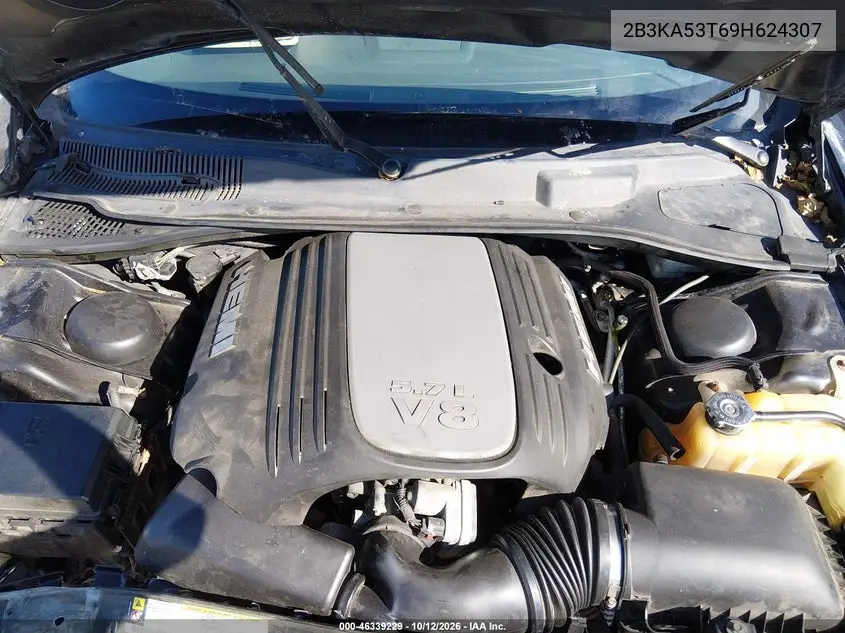 2009 DODGE CHARGER VIN 2B3KA53T69H624307 — фото 10