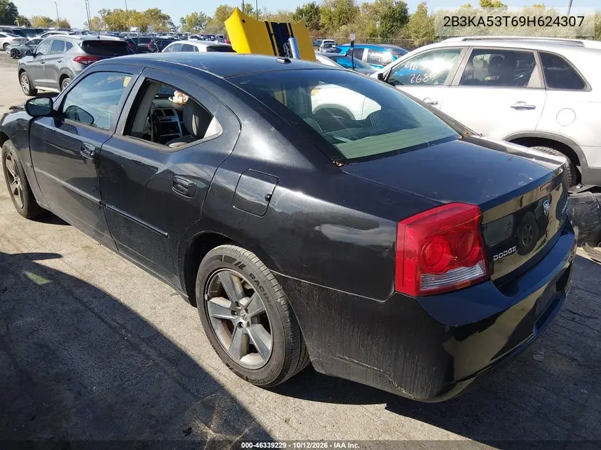 2009 DODGE CHARGER VIN 2B3KA53T69H624307 — фото 3