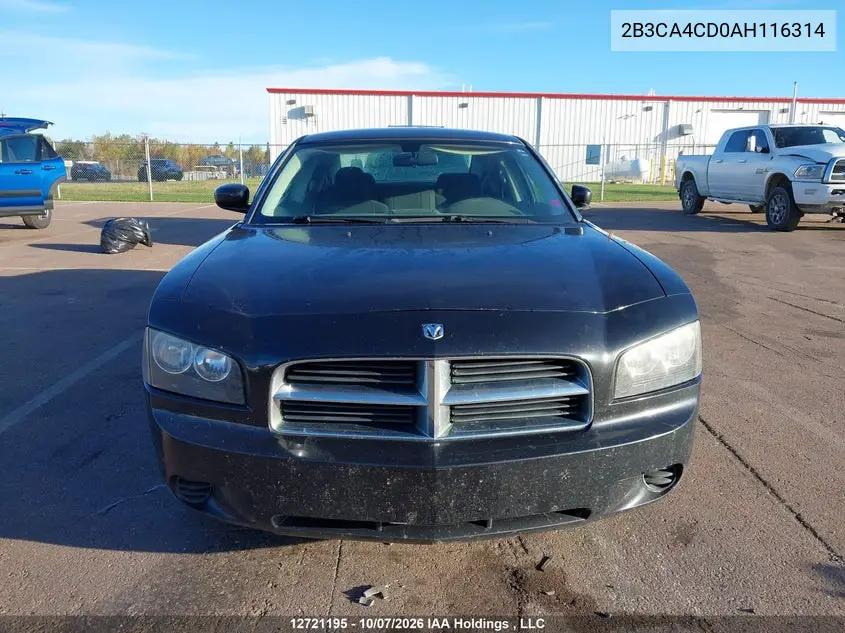 2010 DODGE CHARGER VIN 2B3CA4CD0AH116314 — фото 12