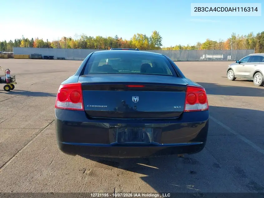 2010 DODGE CHARGER VIN 2B3CA4CD0AH116314 — фото 16