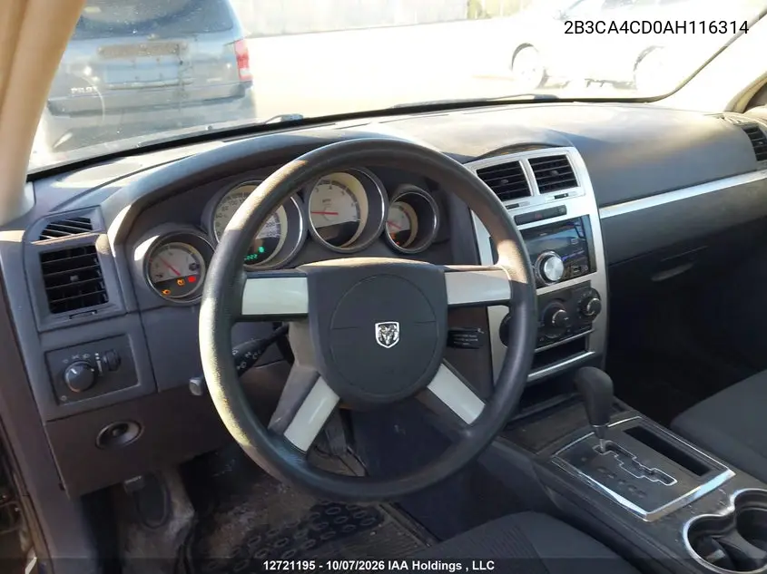 2010 DODGE CHARGER VIN 2B3CA4CD0AH116314 — фото 20