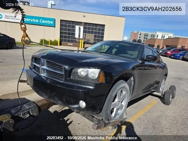 2010 DODGE CHARGER VIN 2B3CK3CV9AH202656 — фото 3