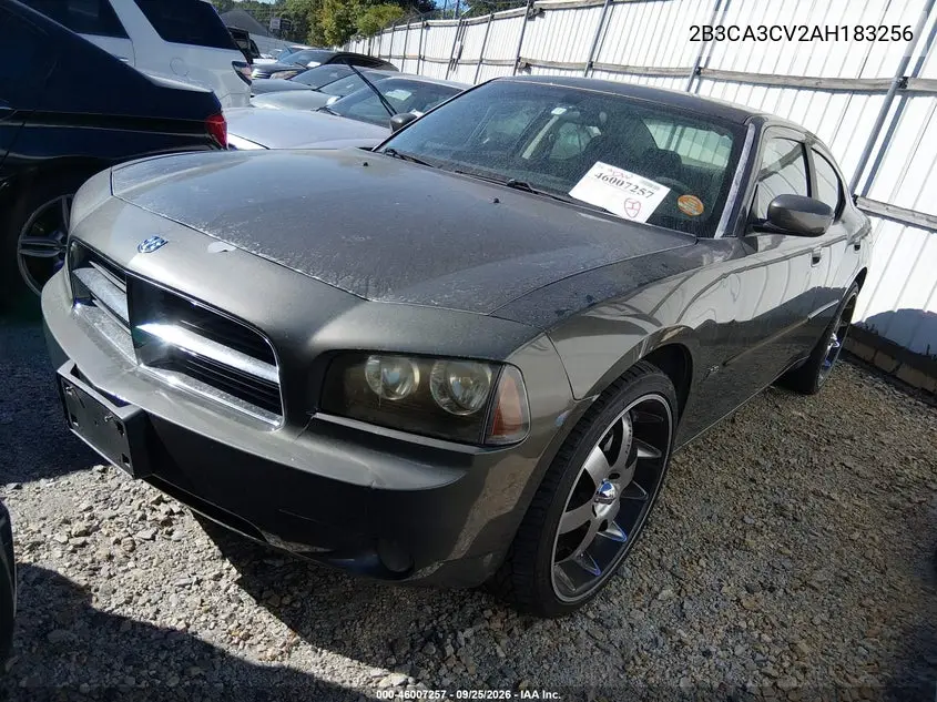 2010 DODGE CHARGER VIN 2B3CA3CV2AH183256 — фото 2