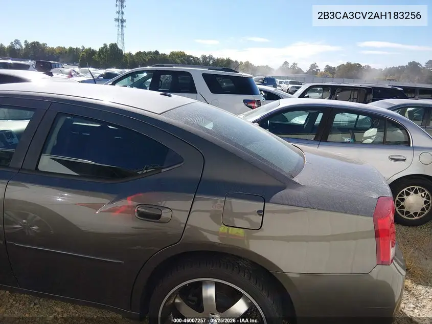 2010 DODGE CHARGER VIN 2B3CA3CV2AH183256 — фото 3