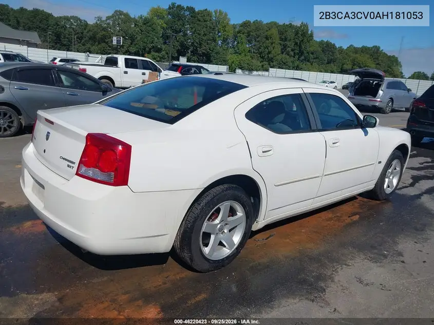 2010 DODGE CHARGER VIN 2B3CA3CV0AH181053 — фото 4