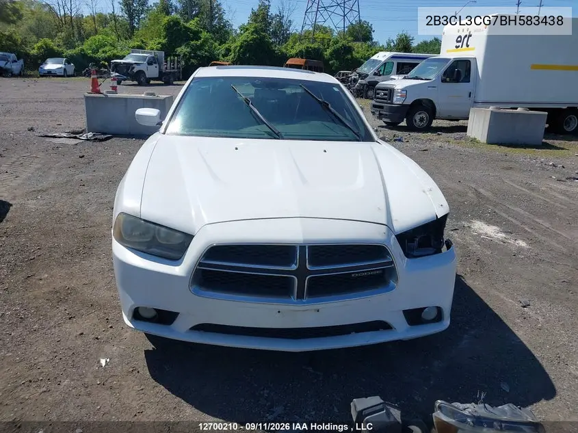2011 DODGE CHARGER VIN 2B3CL3CG7BH583438 — фото 13