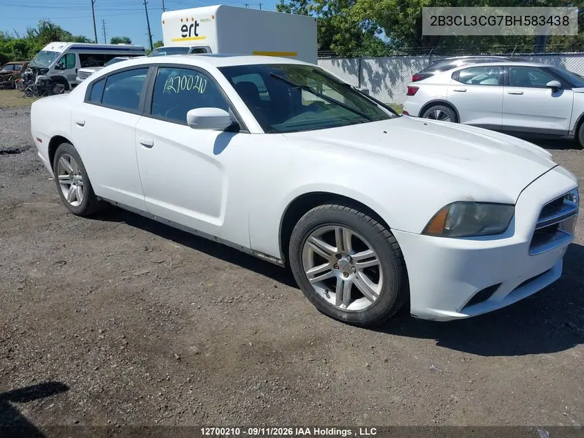 2011 DODGE CHARGER VIN 2B3CL3CG7BH583438 — фото 14