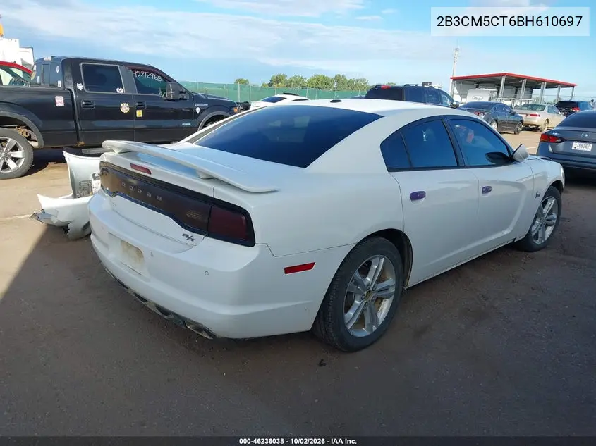 2011 DODGE CHARGER VIN 2B3CM5CT6BH610697 — фото 4