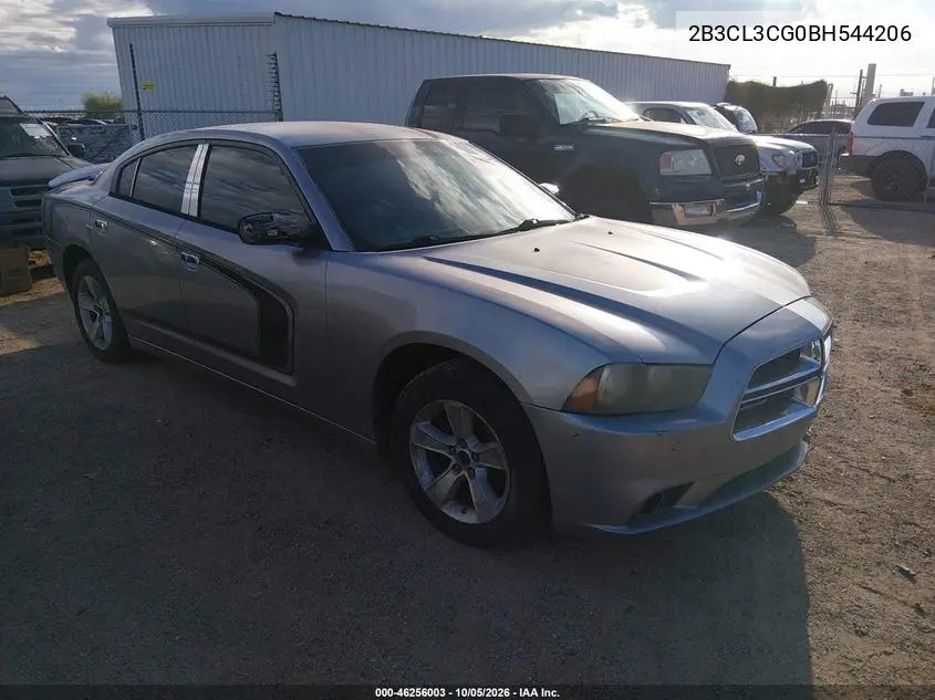 DODGE CHARGER 2011, VIN 2B3CL3CG0BH544206