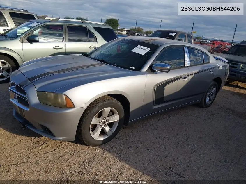 2011 DODGE CHARGER VIN 2B3CL3CG0BH544206 — фото 2