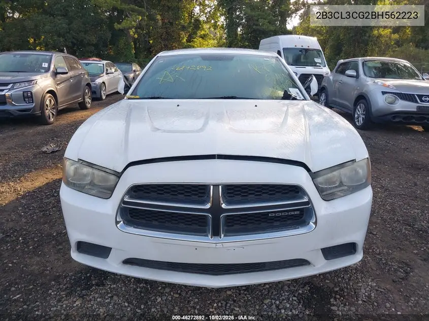 2011 DODGE CHARGER VIN 2B3CL3CG2BH562223 — фото 6