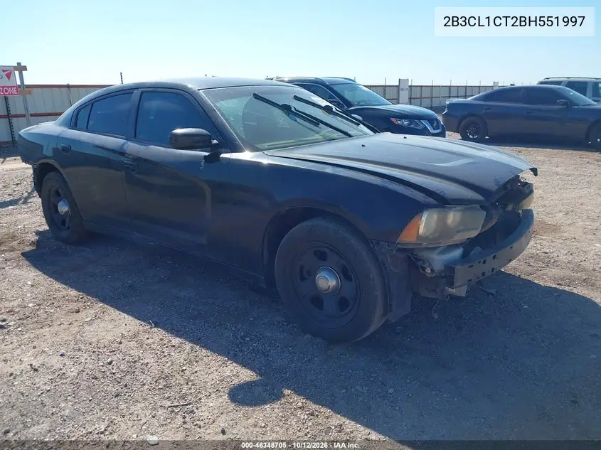 DODGE CHARGER 2011, VIN 2B3CL1CT2BH551997