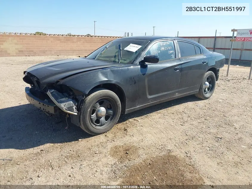 2011 DODGE CHARGER VIN 2B3CL1CT2BH551997 — фото 2