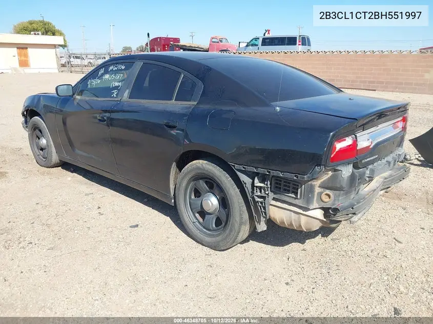 2011 DODGE CHARGER VIN 2B3CL1CT2BH551997 — фото 3