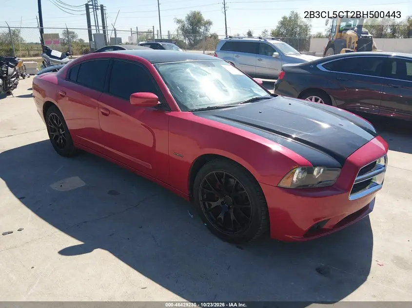 DODGE CHARGER 2011, VIN 2B3CL5CT2BH500443