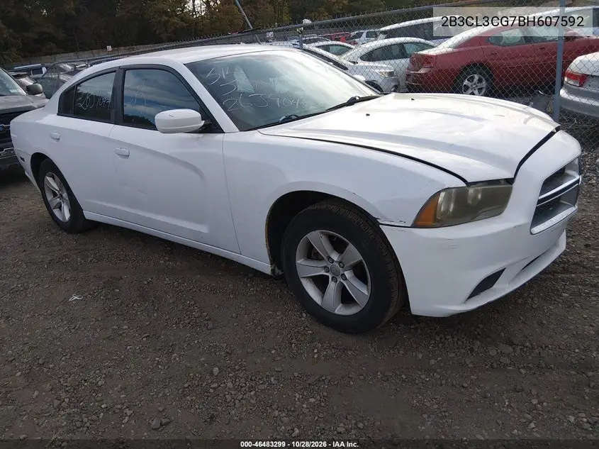 DODGE CHARGER 2011, VIN 2B3CL3CG7BH607592