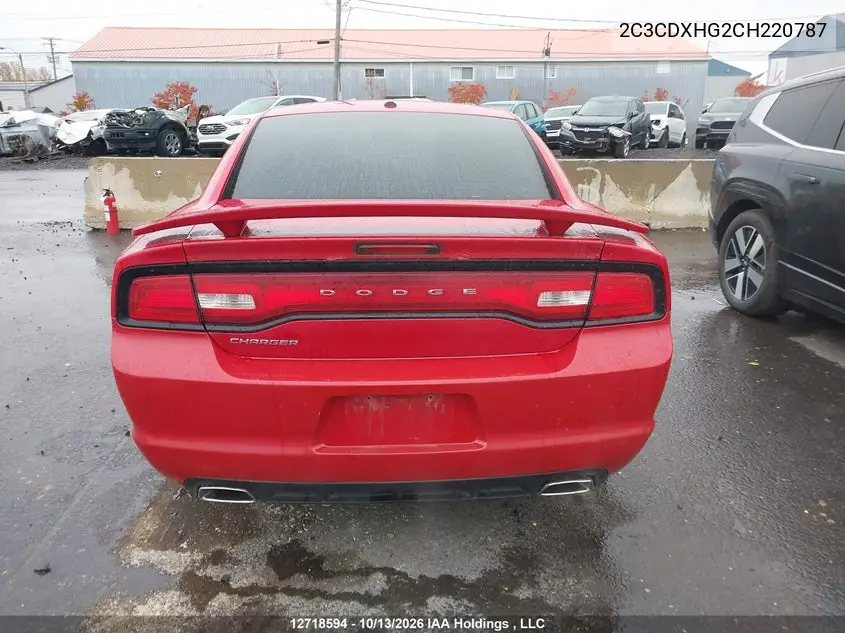 2012 DODGE CHARGER VIN 2C3CDXHG2CH220787 — фото 15